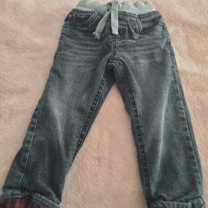Thick winter jeans